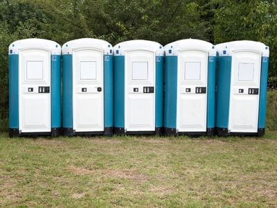 Professional construction toilets porta rental services in Newark